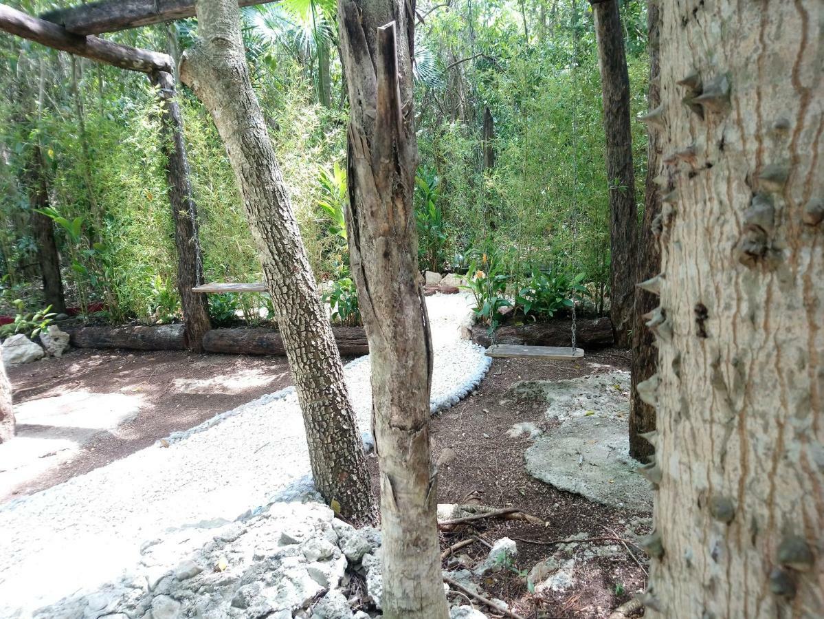 Casita Rustica En La Selva Hotel Cancún Zewnętrze zdjęcie