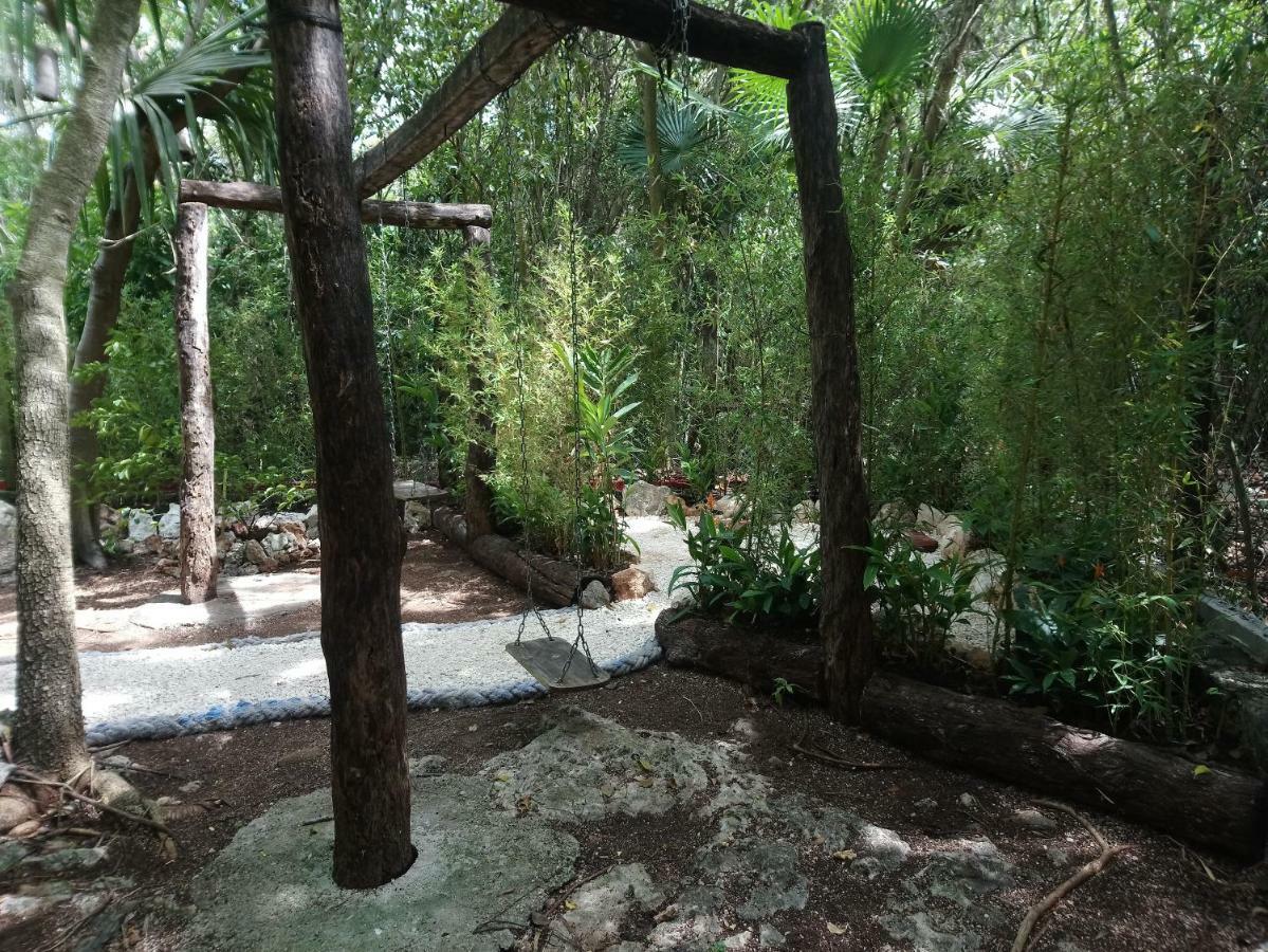 Casita Rustica En La Selva Hotel Cancún Zewnętrze zdjęcie